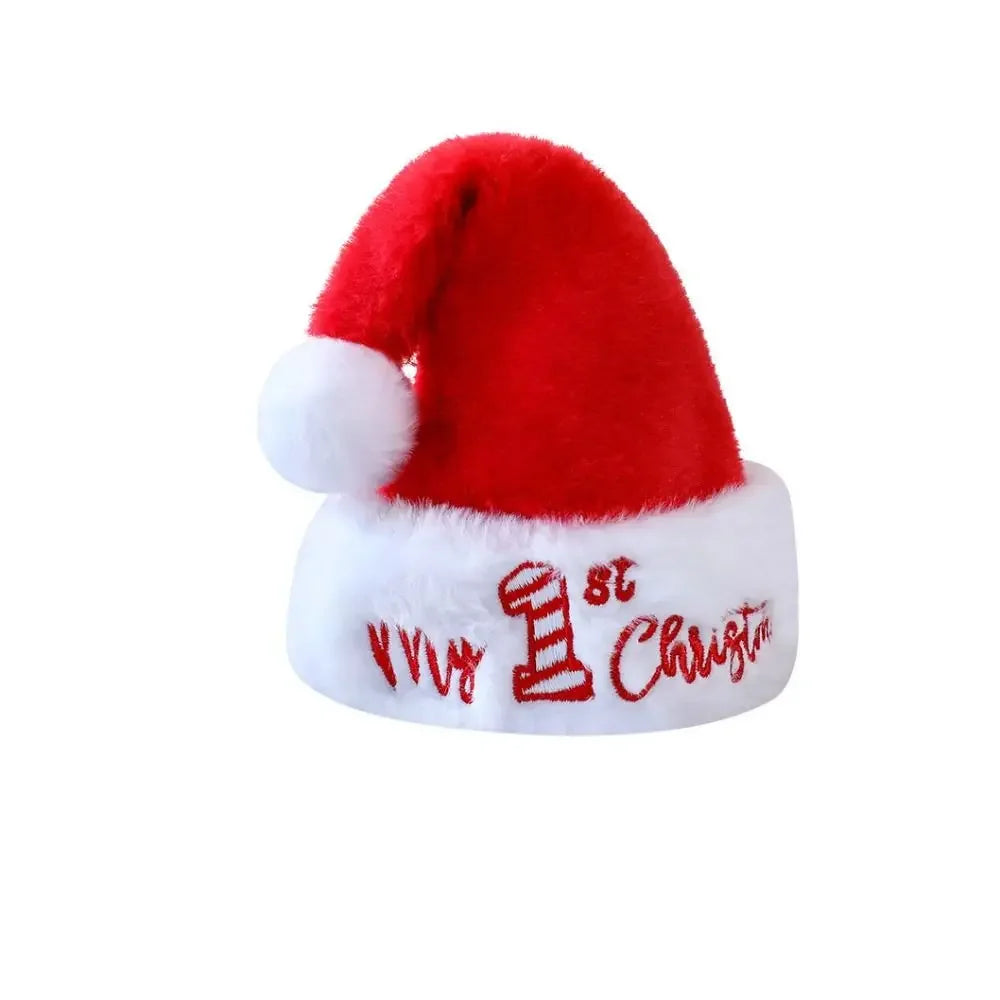 Christmas Hat & Sock Gift Set – Plush Xmas Cap & Stocking Christmas Gift Set Zpaxo