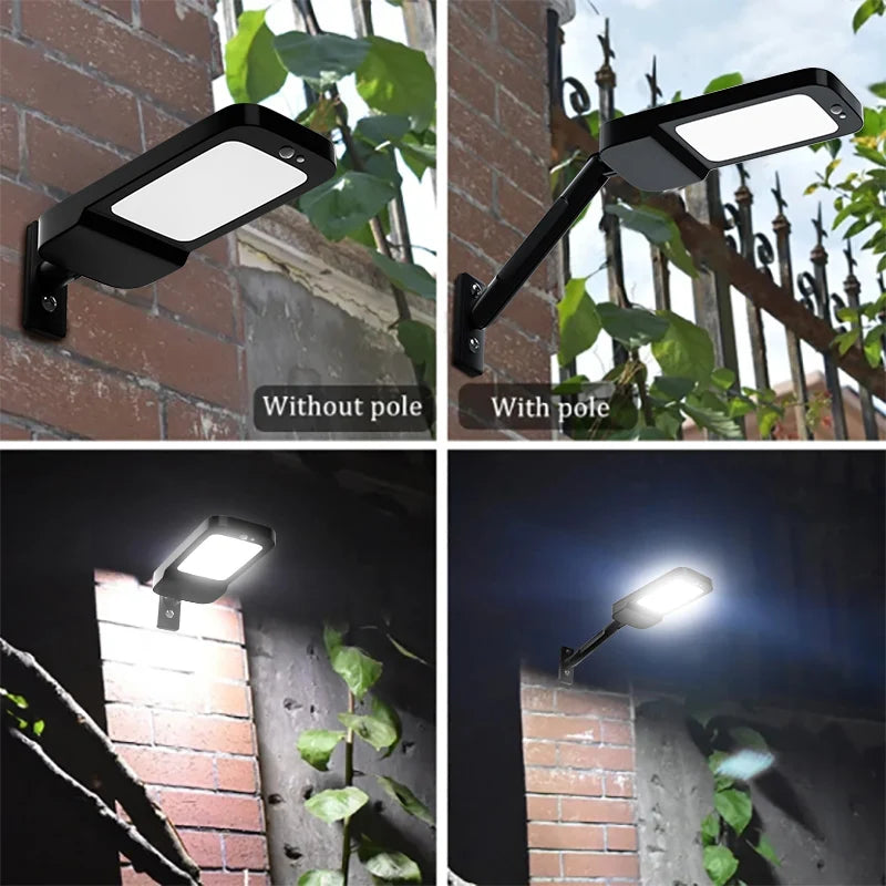Outdoor Solar Lighting Lamp Motion Detector Powered LED Lights 4 Zpaxo