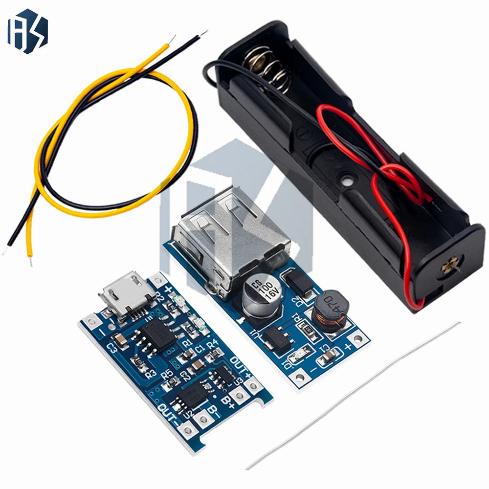 TP4056 18650 Lithium Battery Charger Board 5V 1A Micro USB Charging Zpaxo