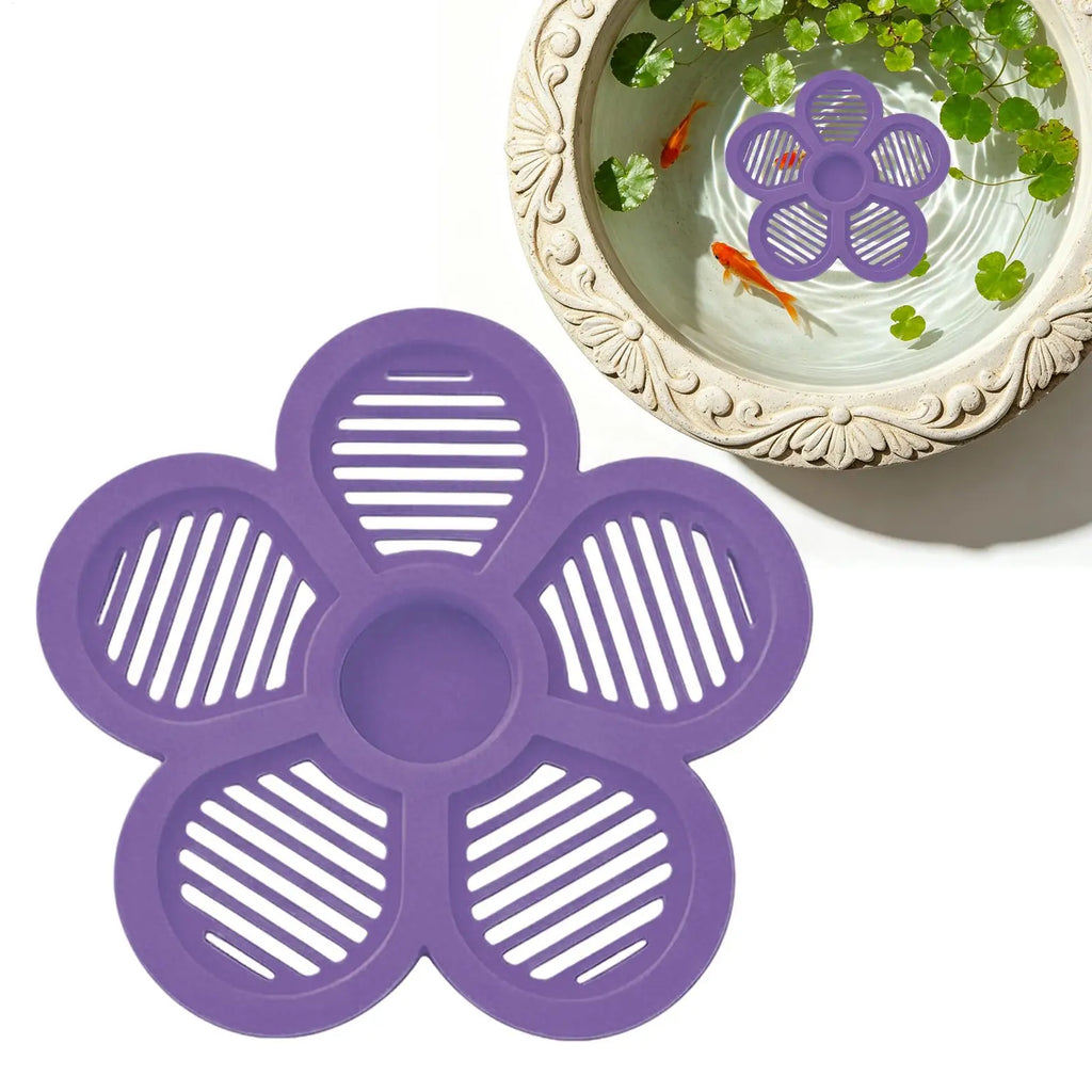 Floating Bee Island-Bee Waterer Bee Insect Drinking Tray Beekeeping Setups Luring Insect Waterer Island Tray For Outdoor Garden Zpaxo