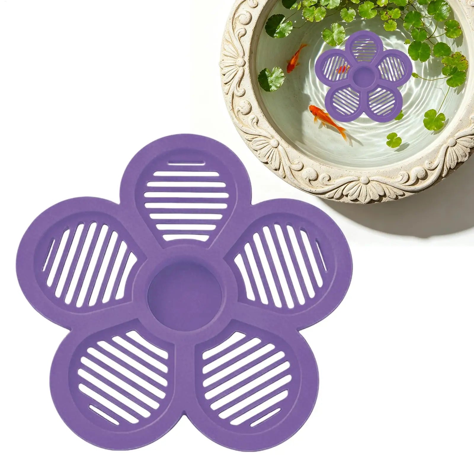Floating Bee Island-Bee Waterer Bee Insect Drinking Tray Beekeeping Setups Luring Insect Waterer Island Tray For Outdoor Garden Zpaxo