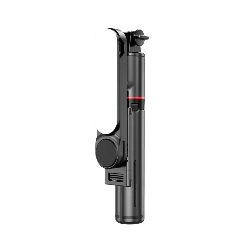 Portable Selfie Stick Phone Tripod With LED Light & Wireless Remote Extendable Tripods Stand 360 Rotation Compatible For iPhone Zpaxo L15 Black