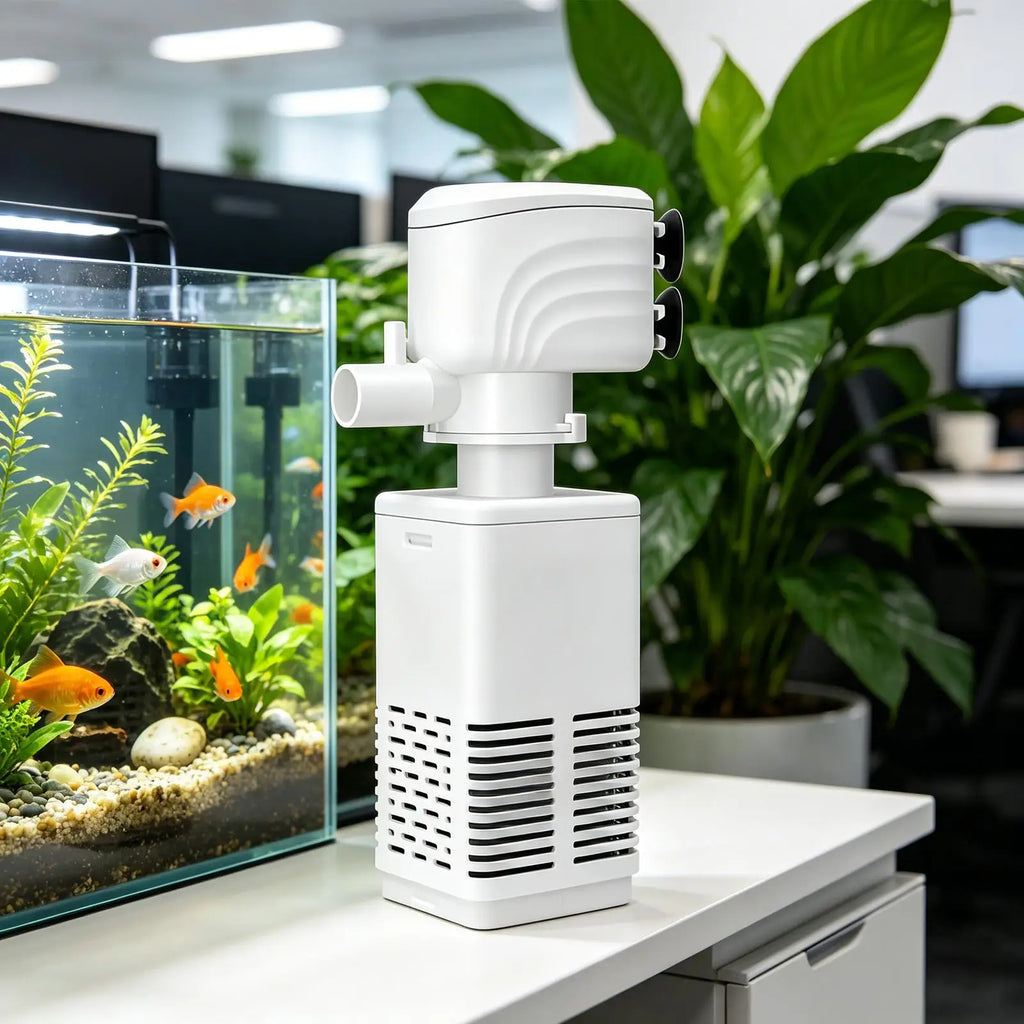 Aquarium Filter Built-in Oxygen Pump Space-saving Saltwater Hobbyists
