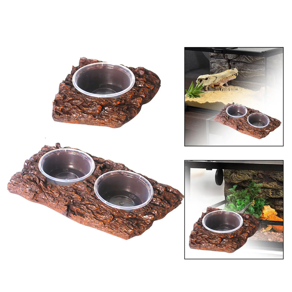 Amphibians Feeding Other Pets Supplies Feeder Dish Reptile Food Water Zpaxo