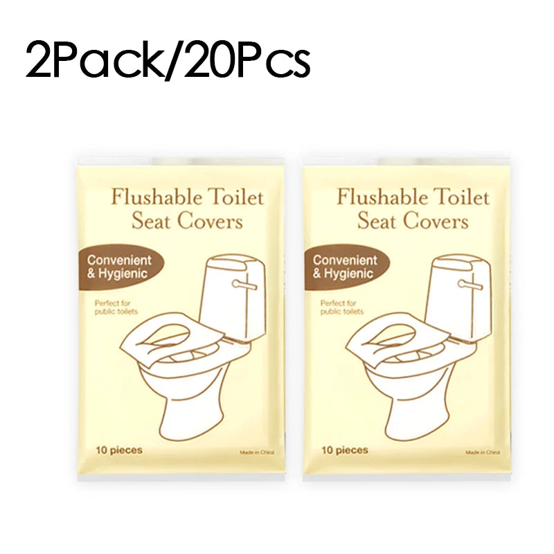 Water Soluble Toilet Cover Flushable Plant Based Individually Wrapped