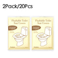 Water Soluble Toilet Cover Flushable Plant Based Individually Wrapped