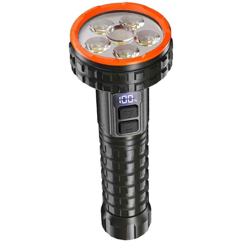 ESMARTER 15W USB Rechargeable LED Flashlight – 500m Beam