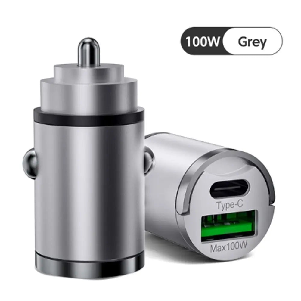 100W USB Car Charger QC3 0 No Harm Phone C Adapter Multi-protection Zpaxo 5 type--max100w