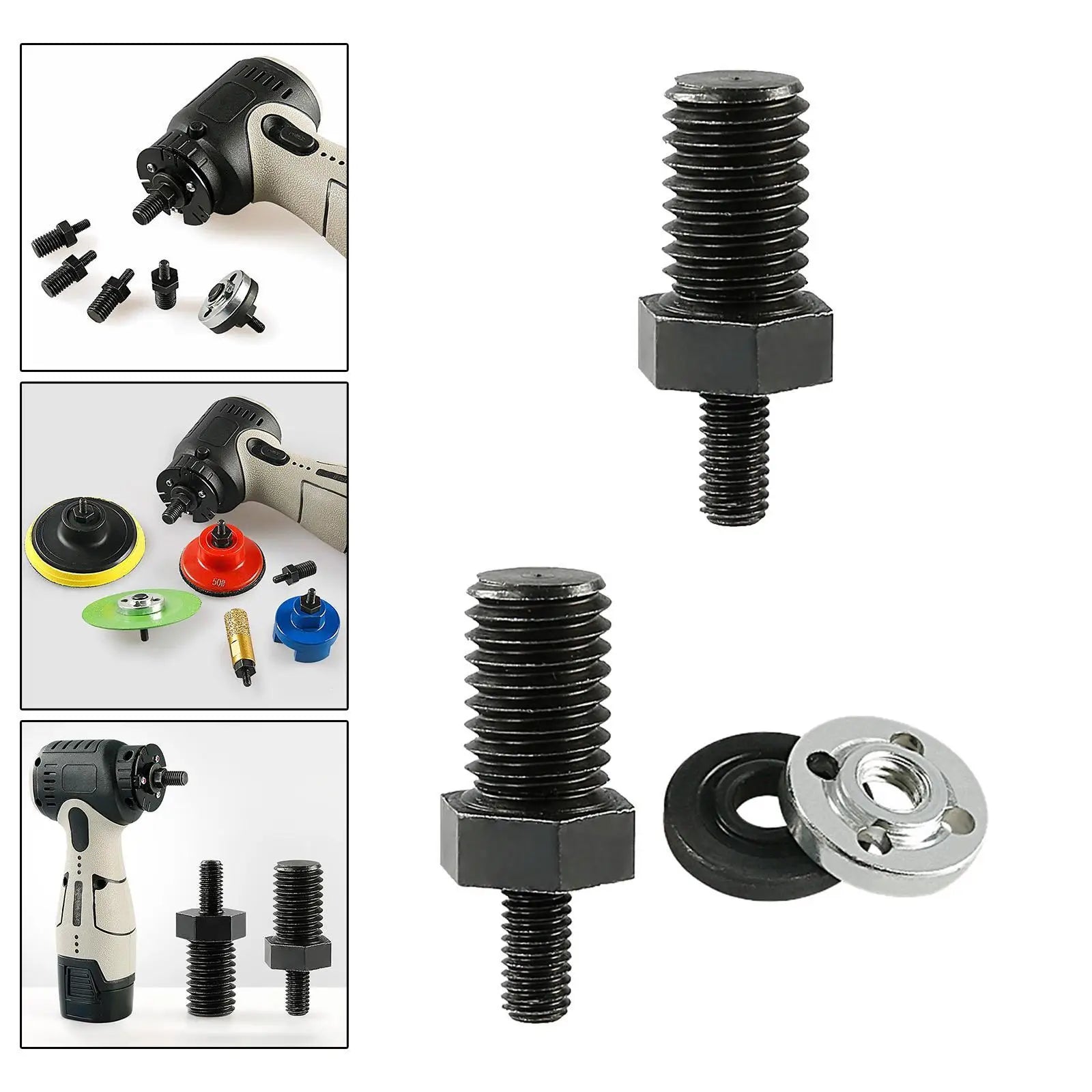 Angle Grinder Attachment Adapter M 5 to M 10 Extension Shaft for 3 inch Angle Zpaxo
