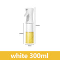 200\300\500ml Kitchen Oil Spray Bottle Olive Acid Sprayer for Cooking BBQ Baking Oil Dispenser Nebulizer Accessories Gadget Zpaxo 300ml white