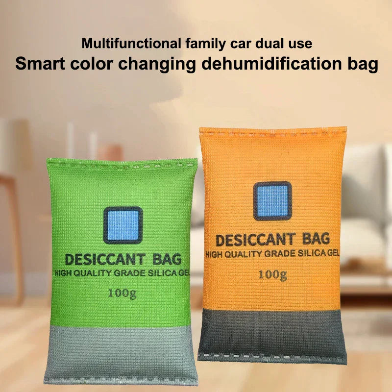 RV Car Humidity Absorbent Bags - Silicone Dehumidifier Pouches For Cars Trucks SUVs, Moisture & Condensation Control Zpaxo