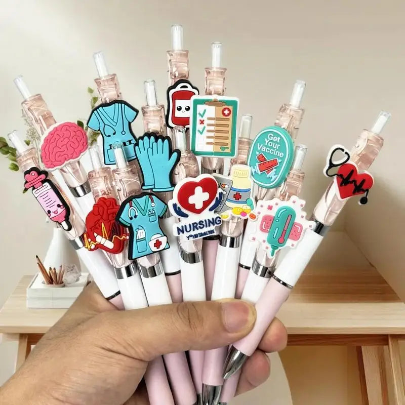 6 Retractable Gel Pens Great Medical Record Writing Ideal As Nurses Zpaxo