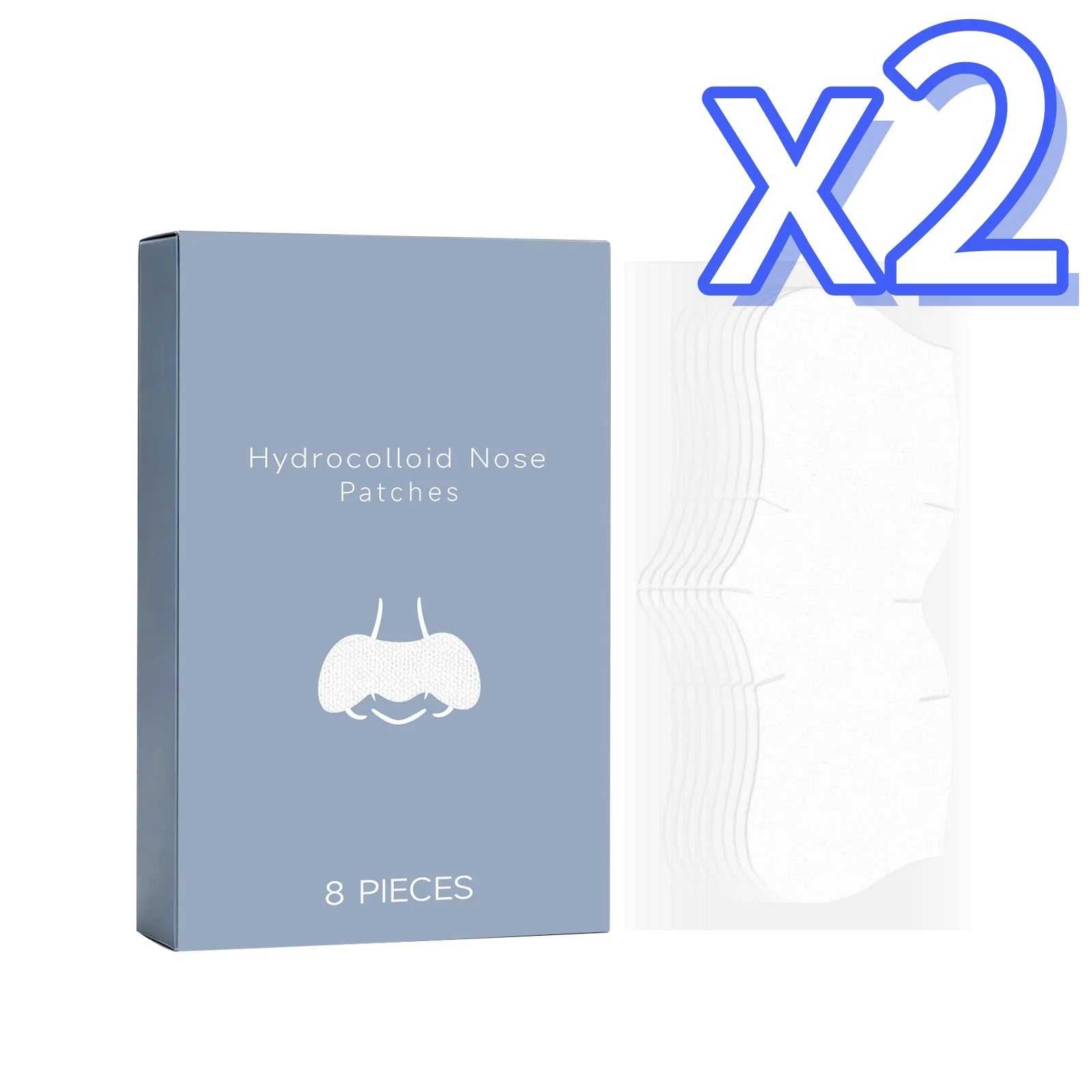 Nicotinamide Hyaluronic Acid Nose Patches – Remove Blackheads Nose Pore Patches Zpaxo 8pcs Boxed X 2PCS