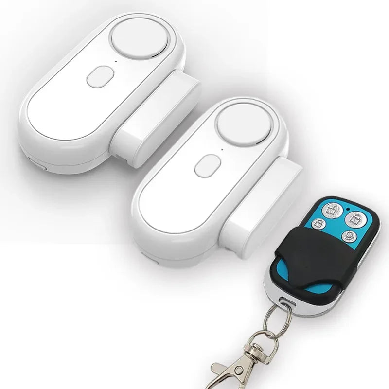 0-120dB Sound 1 Vibration&open Alarm Door Window 5-Level Vibration Zpaxo Alarm set 2