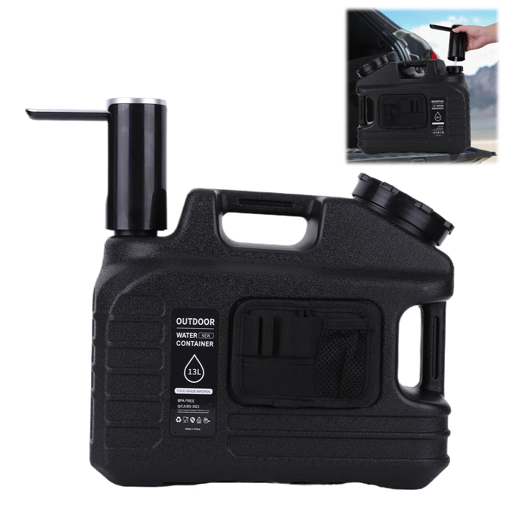 Camping Water Jug Spigot Emergency Bucket Leakproof Portable