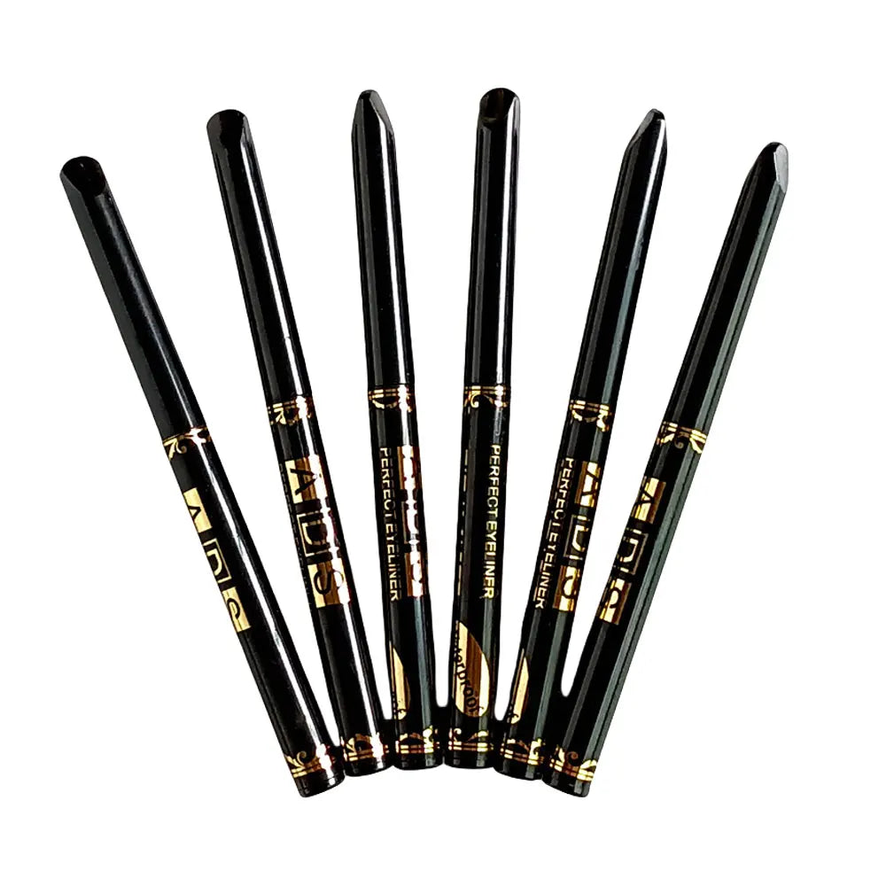 Black Eyeliner Pencils Waterproof Sweat Proof Smudge-proof Easy Twist
