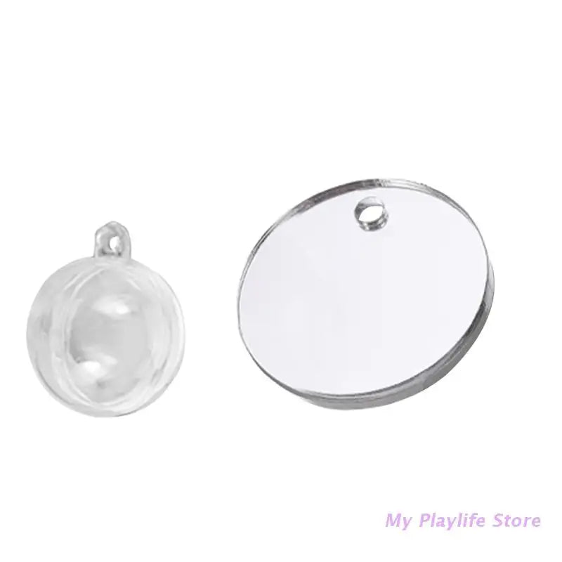 Floating Betta Exercise Mirror Dia. 5cm/6cm/7cm Floating Round Mirror Fish Tank Antidepressant Betta Training Mirror Zpaxo 5CM