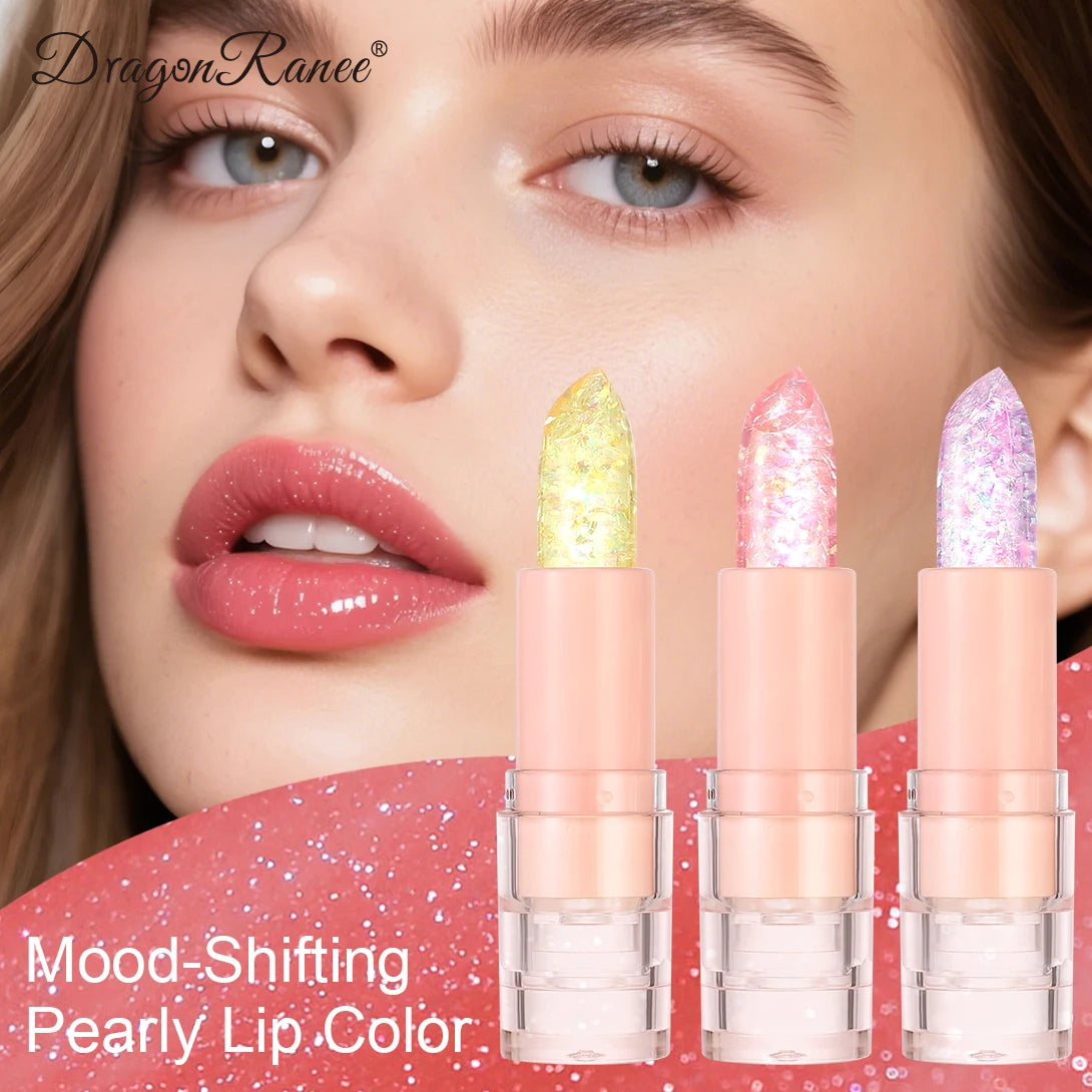 Lipstick That Is Moisturizing, Non-Sticky, Long-Lasting, Hydrating, and Color-Changing with a Fine Shimmer, Waterproof, and Non-Transferable Zpaxo