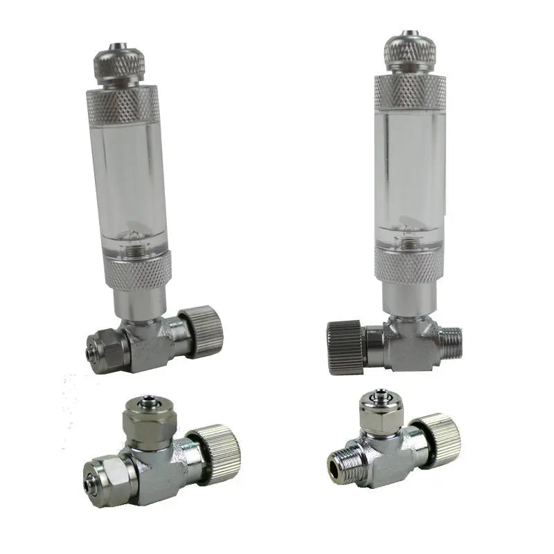 Aquarium CO2 Regulator Bubble Counter Needle Valve Adjustment Valves