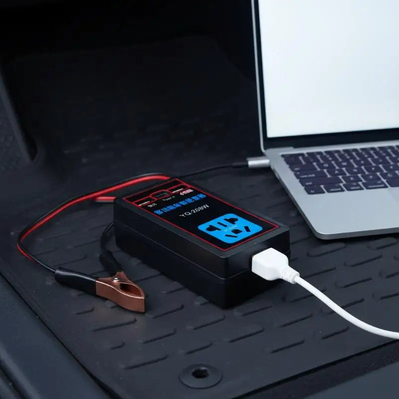 200W Car Power Inverter 12V/24V to 110V/220V with USB Port
