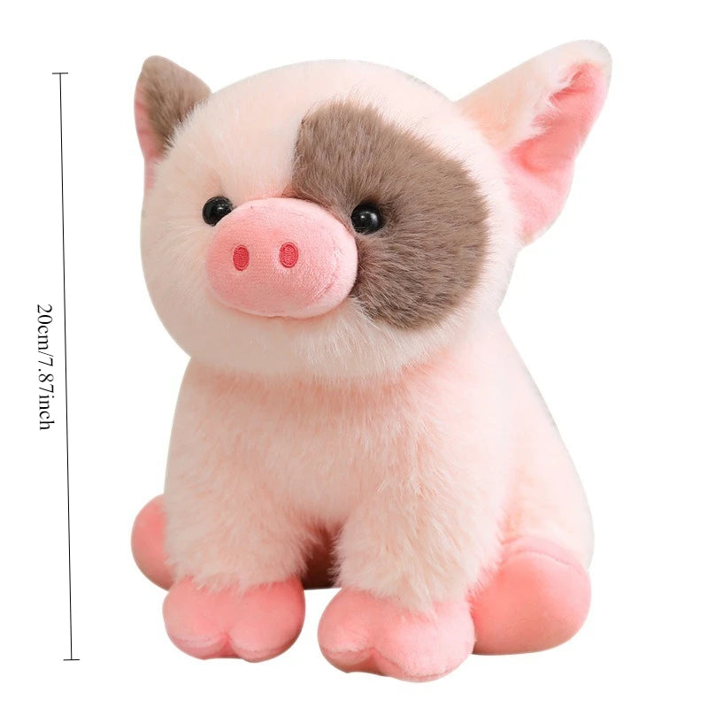 Puppy Kitten Starter Toy Gentle Plush Pig Ultra-soft Bite-sized