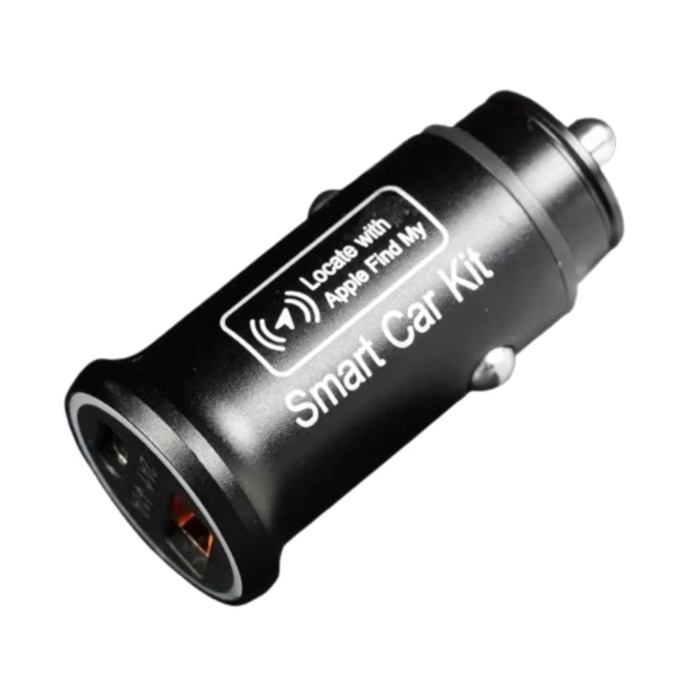 2 in 1 Dual Port Car Charger USB Type-C Adapter Fast Charging GPS Car Locator Tracker Plug and Play Real Time Tracking Zpaxo