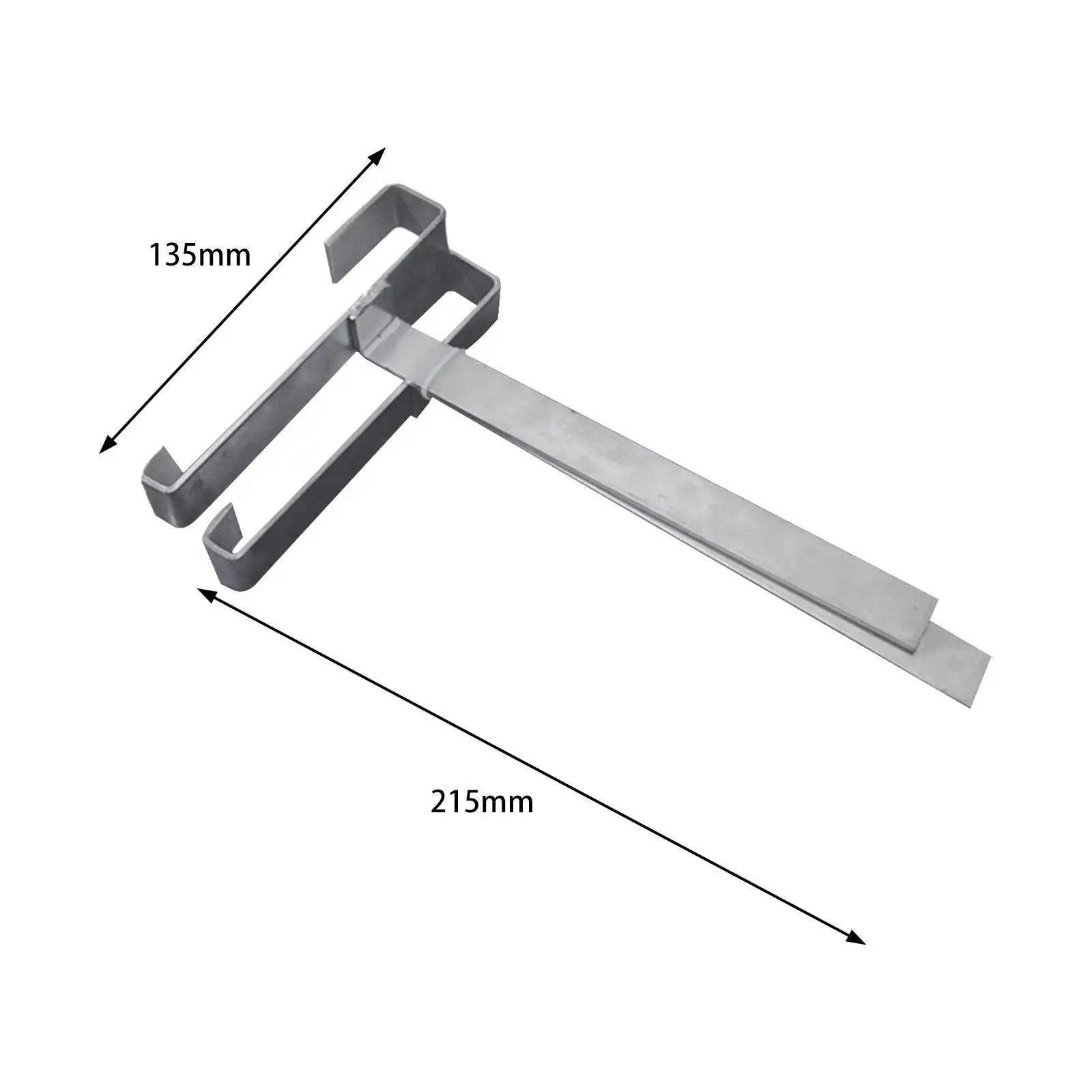 2 Pieces Beehive Frame Holder Support Bracket Stainless Steel Easy Installation Accessory Bee Hive Frame Grip for Home Workshop Zpaxo