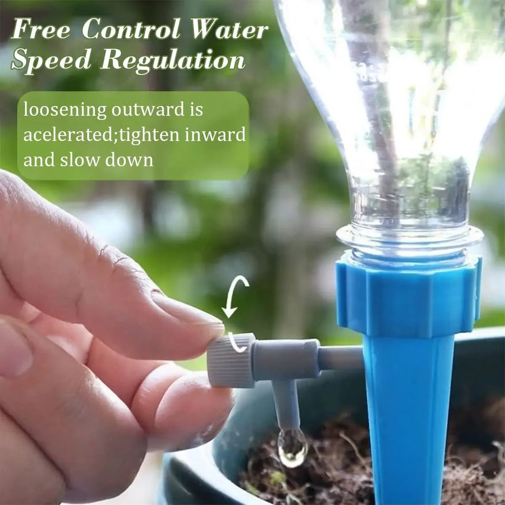 5/10pcs Automatic Drip Irrigation System Self Watering Adjustable for Flower Plants Greenhouse Garden Auto Water Dripper Device Zpaxo