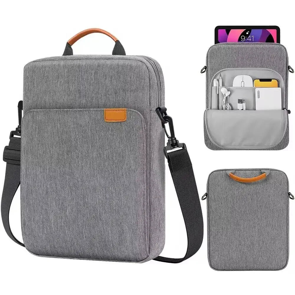 Tablet Shoulder Sleeve Bag IPad Air 12 9 10 Surface Go 3 2 Galaxy Tab Zpaxo GRAY 11inch