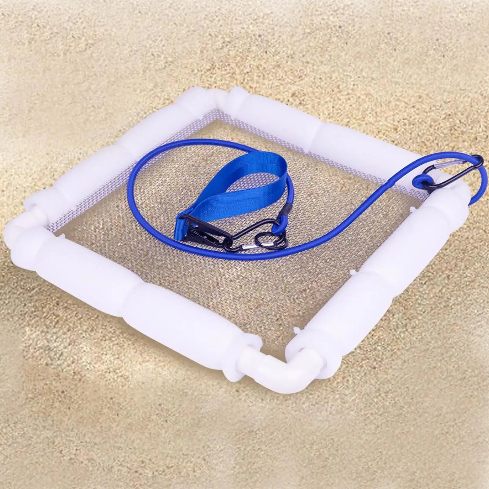 Shark Tooth Sifter Floating Sieve Screen With Wrist Strap Beach Sand Sifter For Garden Sea Shore River Lake Stream Backyard Park Zpaxo