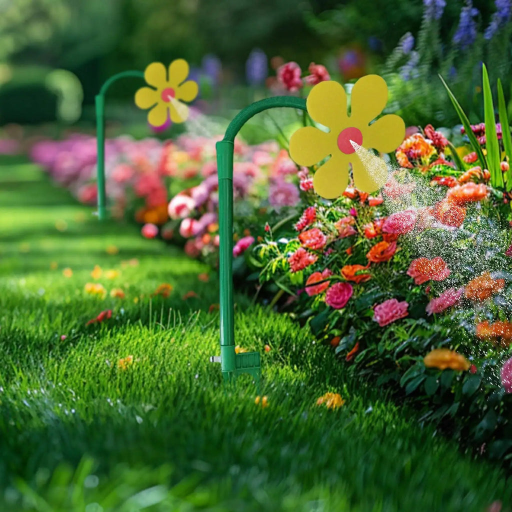 Daisy Sprinkler 360 Rotation Daisy Watering Device Plant Watering System For Gardens Lawns Yards Parks Courtyards Farmlands Zpaxo
