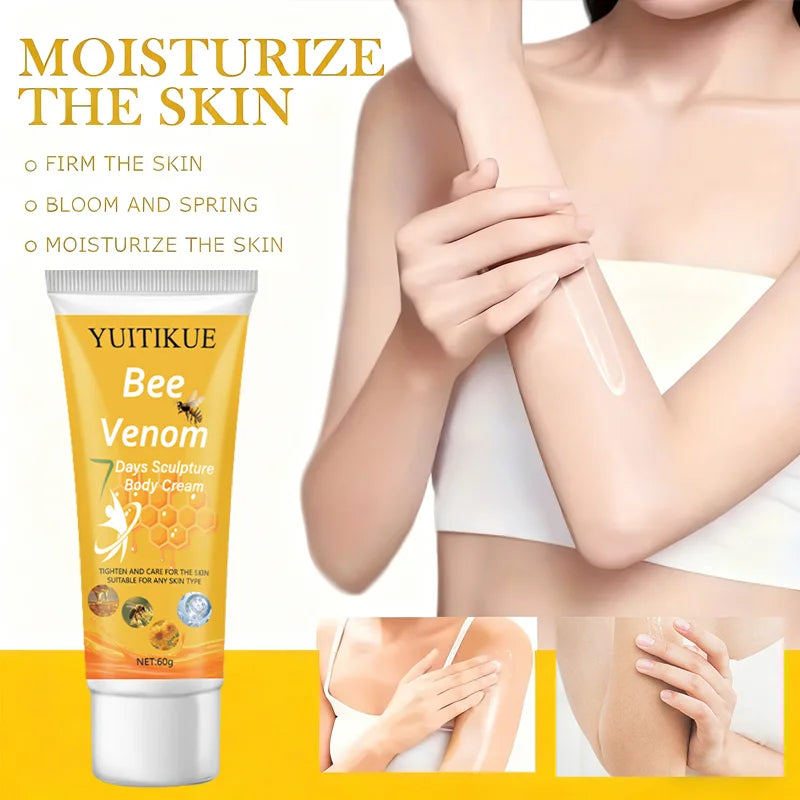 YUITIKUE Bee Venom Body Cream 60g – Tighten & Moisturize Body Firming Cream Zpaxo