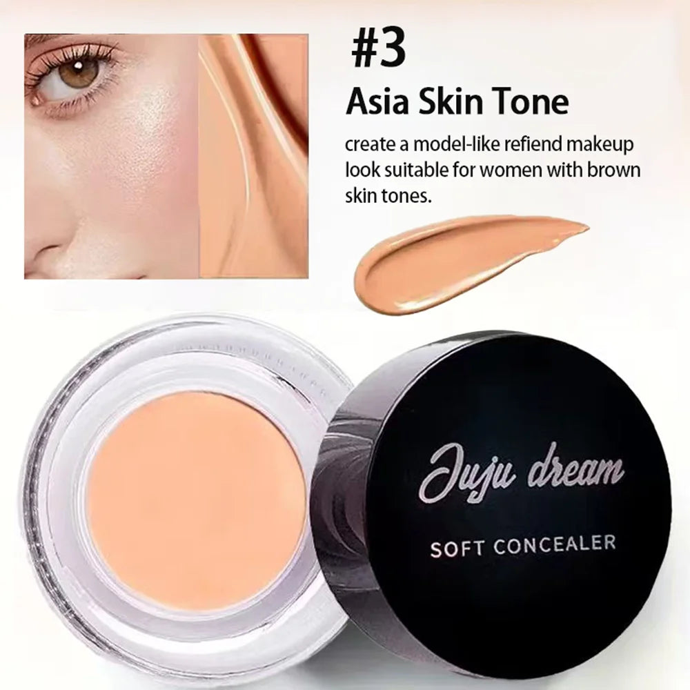 Full Coverage Waterproof Concealer – Hides Tattoos, Scars & Blemishes, Natural Matte Foundation for All Skin Tones, Long-Lasting Zpaxo Asia Skin
