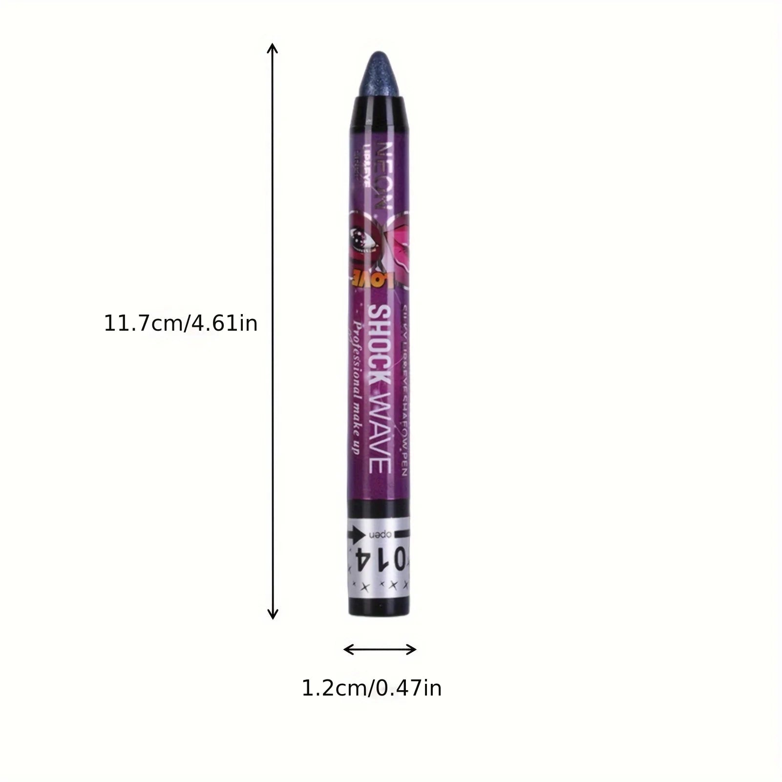 Pearly Eyeshadow Pen Eyelid Under Crease Pen Shimmer Glitter High Pigment Brightening Monochrome Eyeshadow Makeup Stick Zpaxo