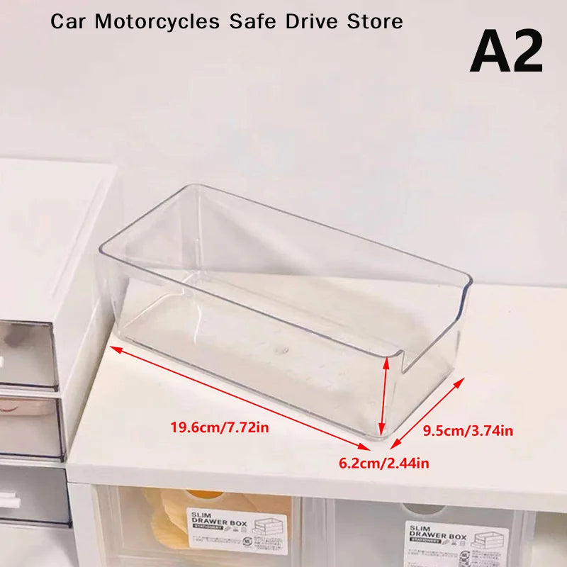 Transparent Acrylic Cosmetics Storage Box Desktop Plastic Dormitory