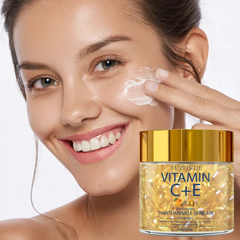 Vitamin C & E Brightening Face Cream – Retinol Niacinamide Moisturizer Brightening Face Cream Zpaxo