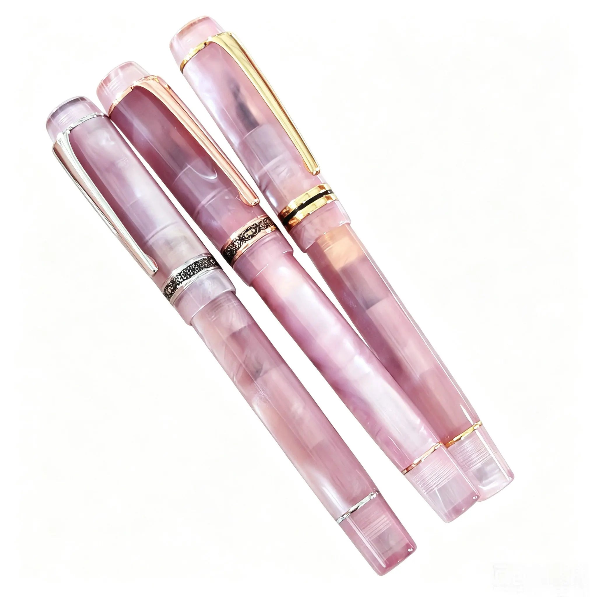 Kaigelu 316 Smooth Acrylic Fountain Pen EF/F/M Nib Beautiful Marble Amber Texture Ink Writing Gift Office Business Zpaxo