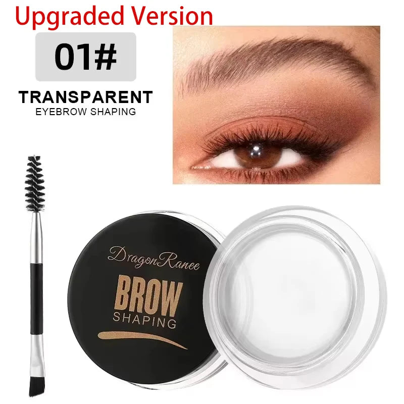 Matte Eyeliner Eyebrow Cream Gel Waterproof Long Lasting Contouring Zpaxo 01-Upgraded Version
