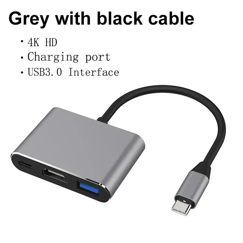 USB-C HDMI-compatible 1 Cable Converter USB 3 C HD 4K 0 Adapter