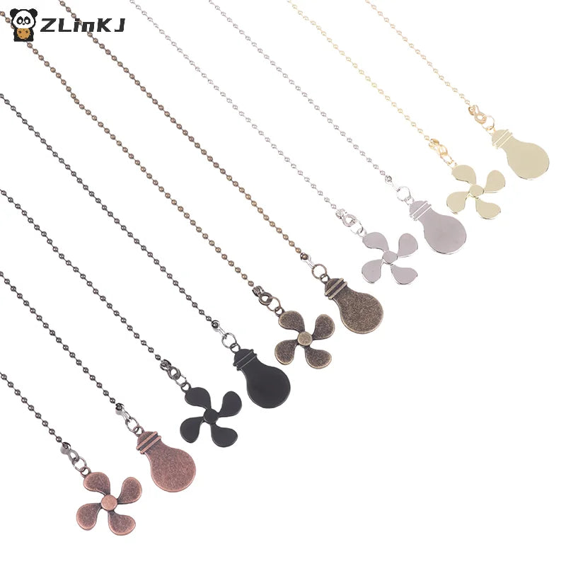 Fan Shape Ceiling Pull Chain Light Chandelier Metal Pendant Extension Zpaxo
