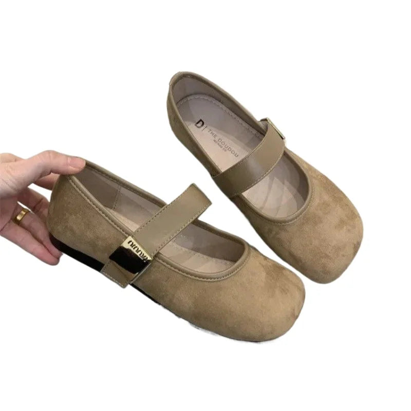 Shallow Mouthed Flat Sole Single Shoe Women 2026 Spring Autumn Soft