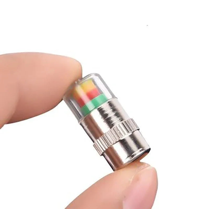 Tire Pressure Valve Cap Sensors 2/4 Pack – Visual Alert