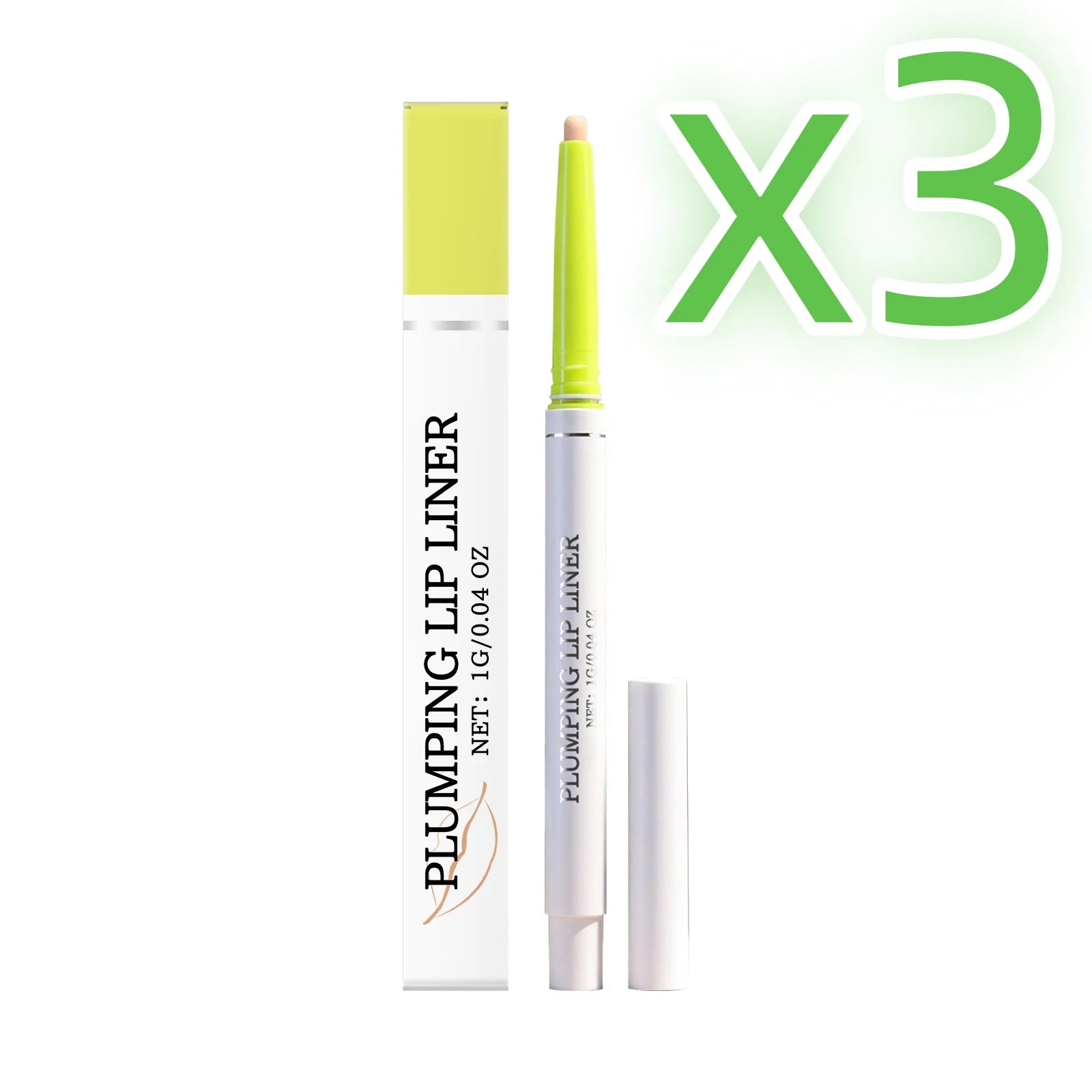 Waterproof Matte Lip Liner Pencil – Plumping & Long-Lasting Lip Liner Pencil Zpaxo 1pc Boxed x3