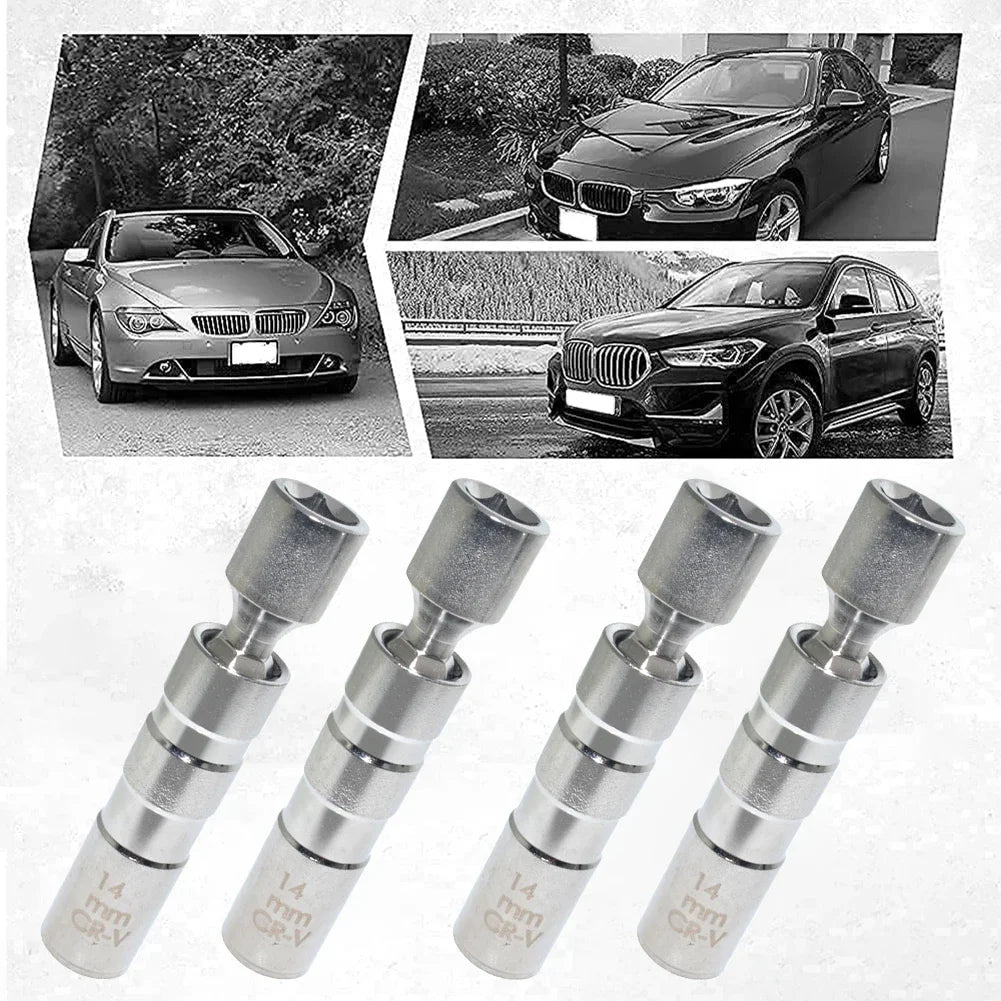 Universal Spark Plug Spanner Socket Adapter Joint Magnetic Flexible