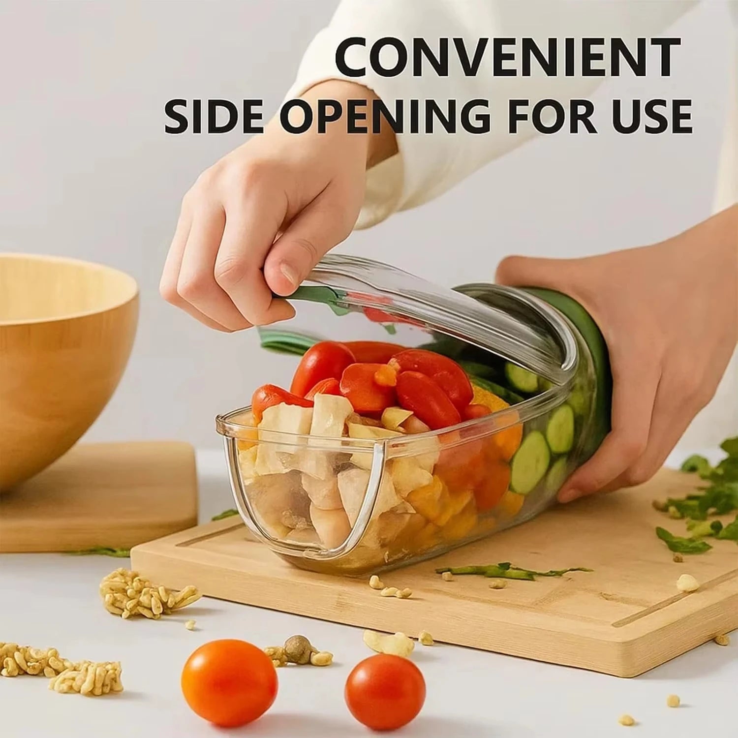 Portable Salad Pod – Leak-Proof Meal Prep Container Meal Prep Container Zpaxo