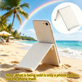 Simple White Desktop Phone Holder Portable Stand All Mobile Phones