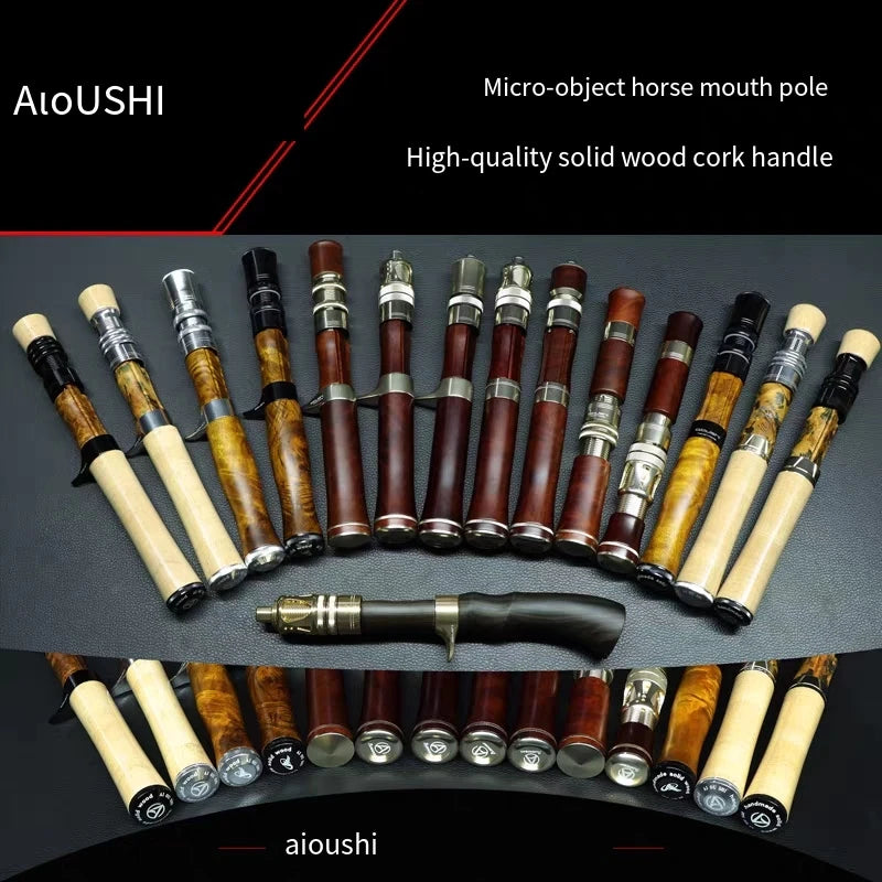 DIY Solid Wood Cork Handle Spinning Lure Rod – Fast Action