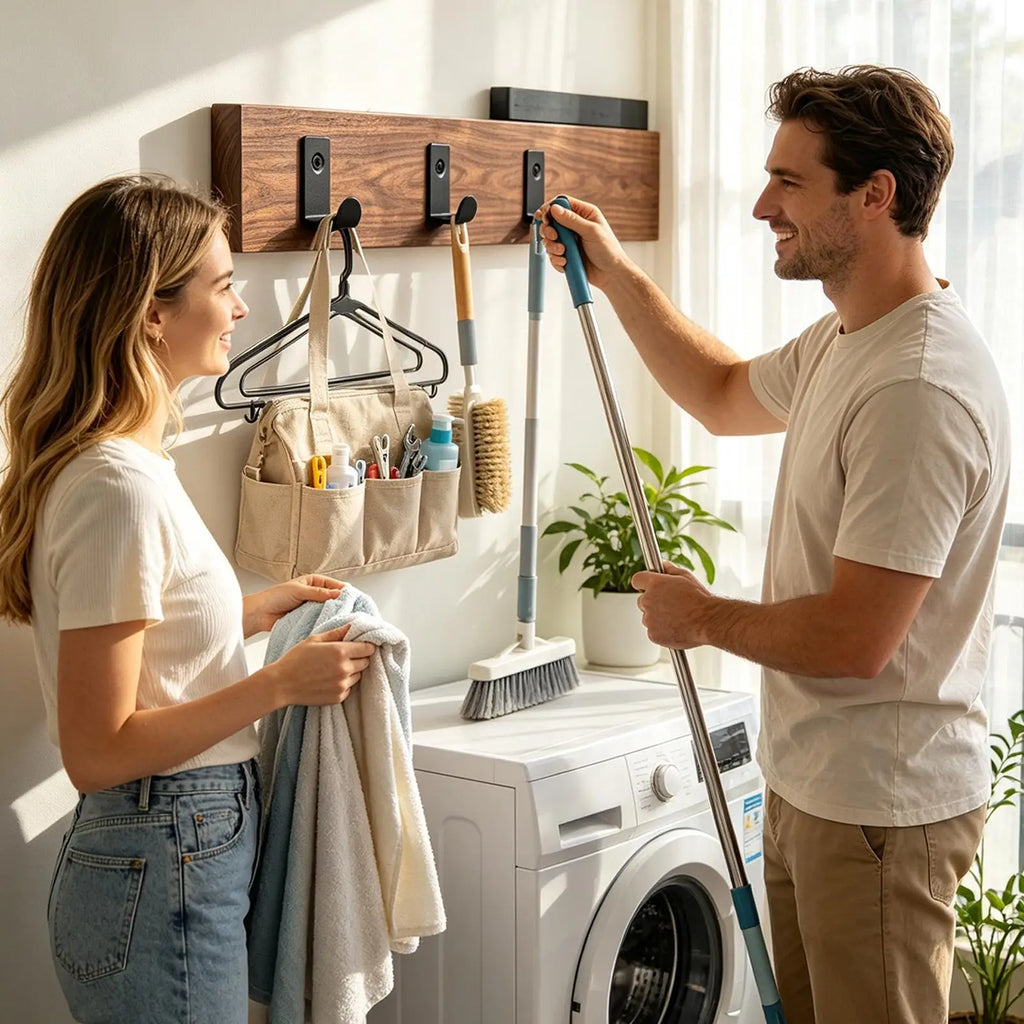 Clothes Hooks Wall 15 Clothing Hanger Key Holder Screw Mount Coat