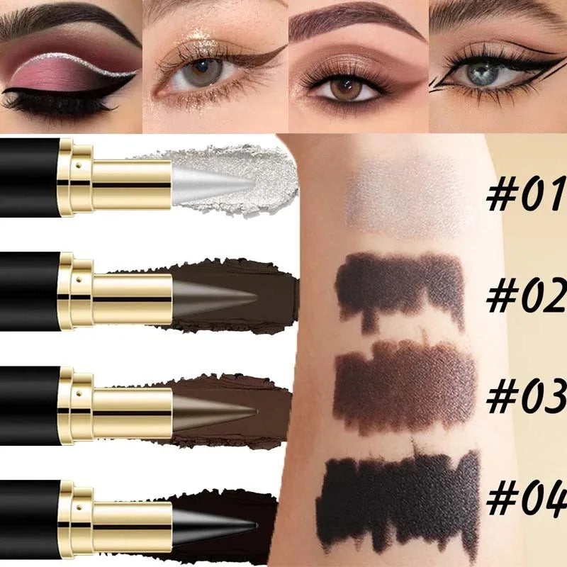 Waterproof Gel Eyeliner Pencil Matte Black White Smooth High Pigment Smudge Proof Eye Shadow Stick Multi-use Eye Makeup Cosmetic Zpaxo