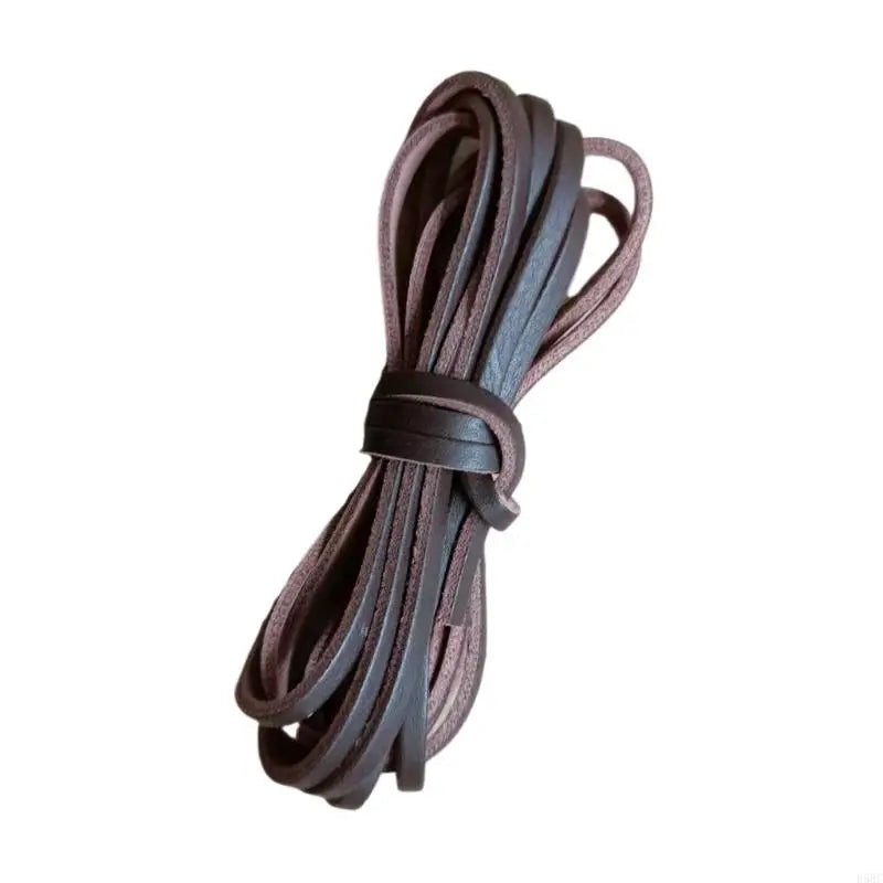 10 93yard Flat Leather String Shoe Laces Jewelry Making